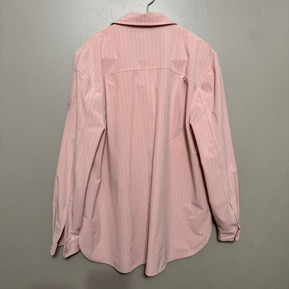 Alo Pinstripe Daylight Button Down Long Sleeve women’s size small - Picture 3 of 6